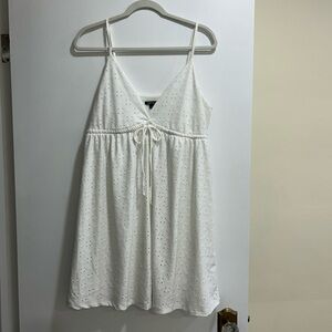 White Eyelet Dress